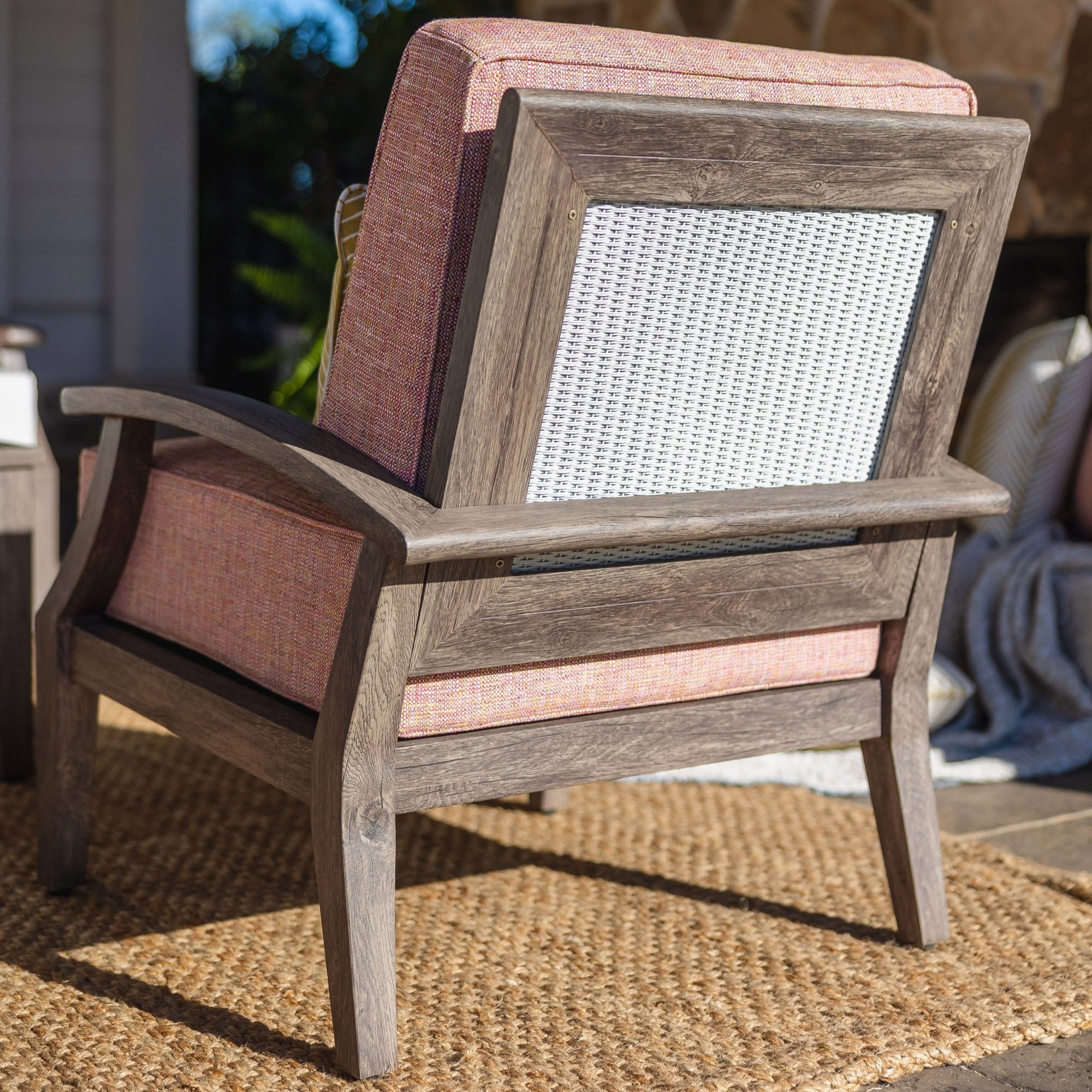 Lloyd Flanders Frontier Wicker Outdoor Lounge Chair