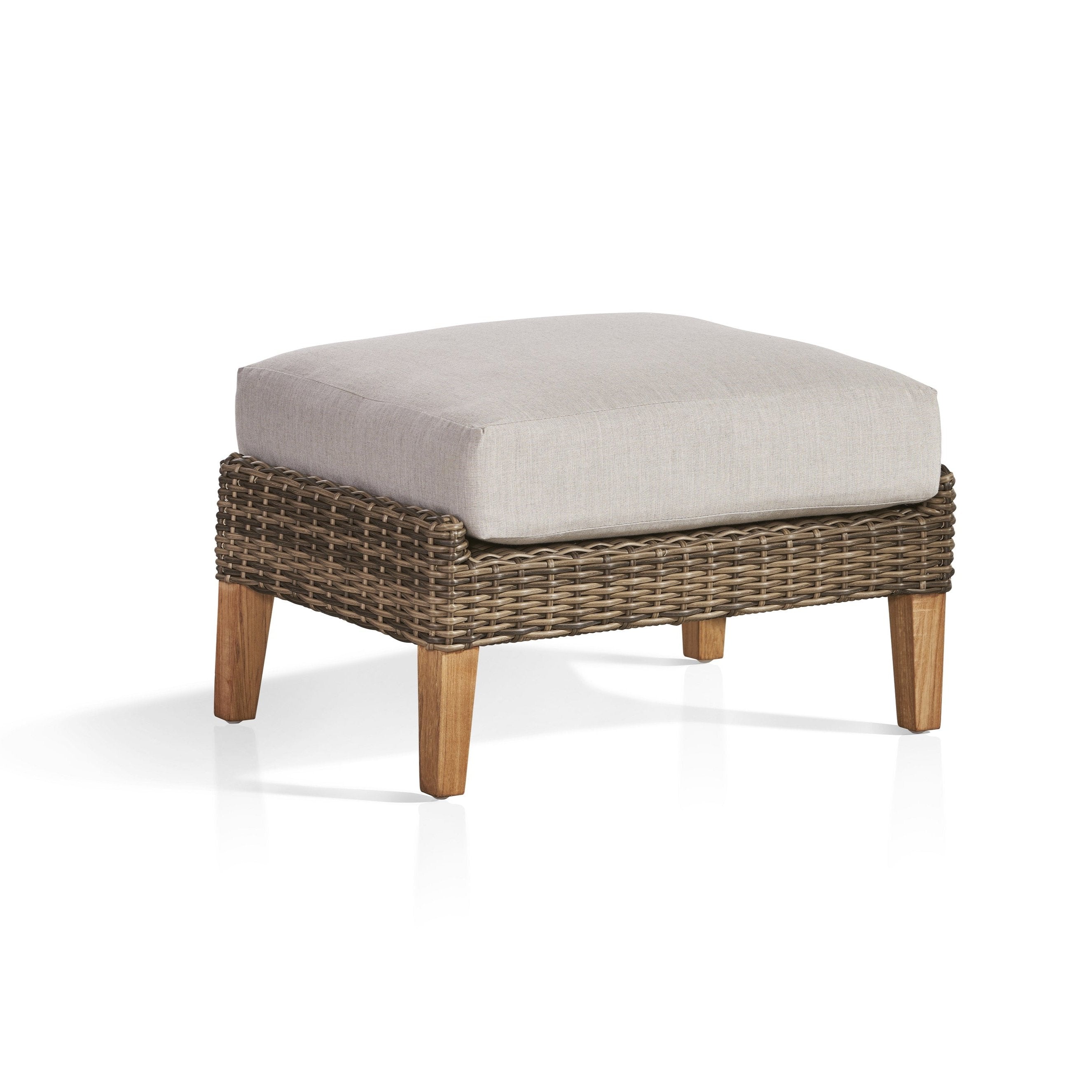 South Sea Rattan Payton Ottoman