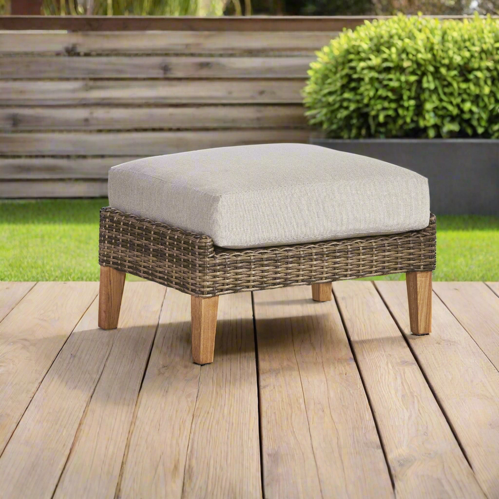 South Sea Rattan Payton Ottoman