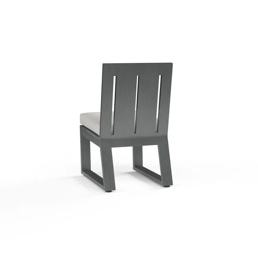 Sunset West Redondo Aluminum Outdoor Armless Dining Chair