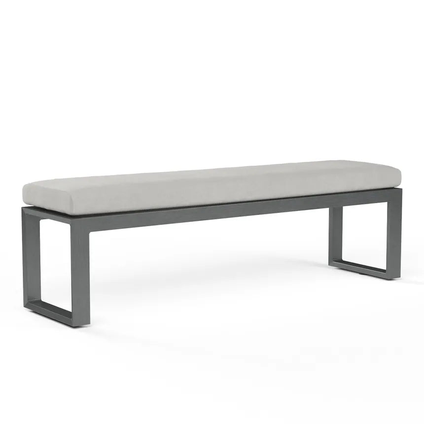 Sunset West Redondo Aluminum Outdoor Dining Bench