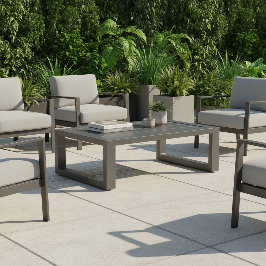 Sunset West Redondo Aluminum Outdoor Coffee Table