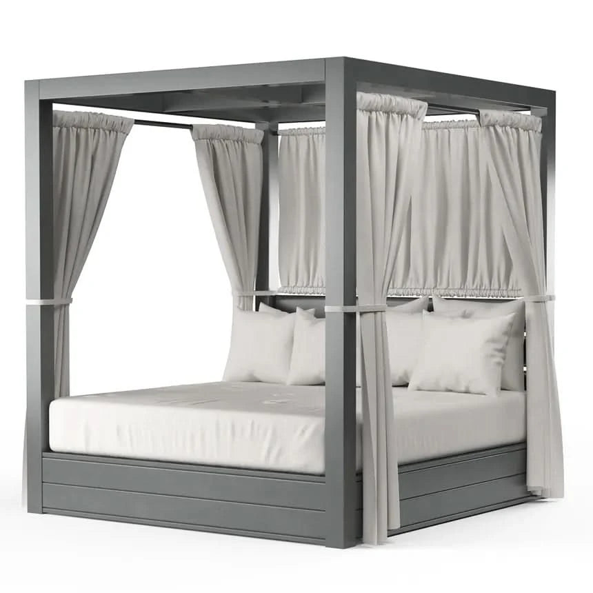 Sunset West Redondo Aluminum Outdoor Resort King Daybed
