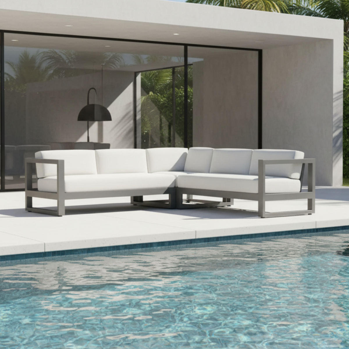 Sunset West Redondo Aluminum Outdoor Sectional