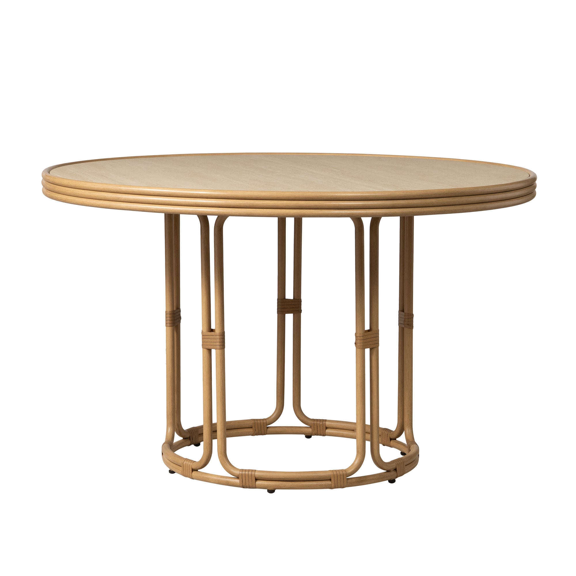 Lloyd Flanders Riviera Aluminum Outdoor 48" Round Dining Table