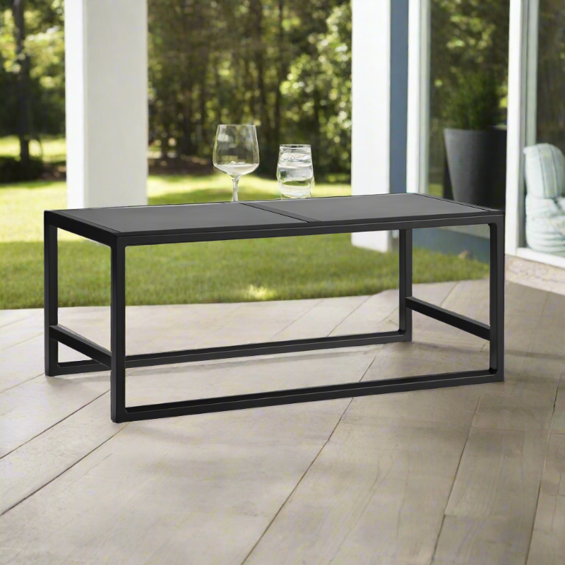 Lloyd Flanders Summit Aluminum Outdoor 42" Rectangular Cocktail Table