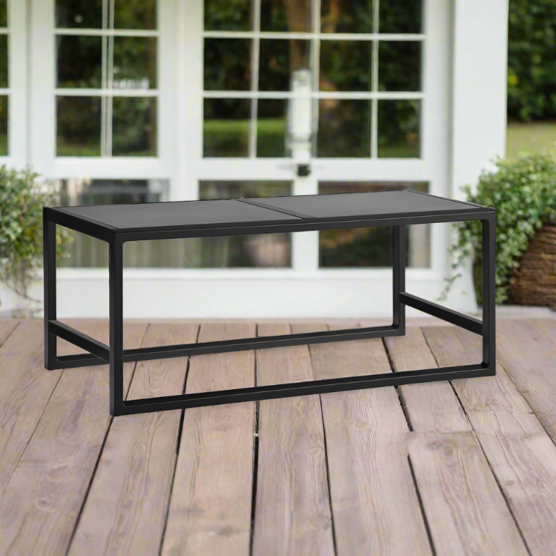Lloyd Flanders Summit Aluminum Outdoor 42" Rectangular Cocktail Table