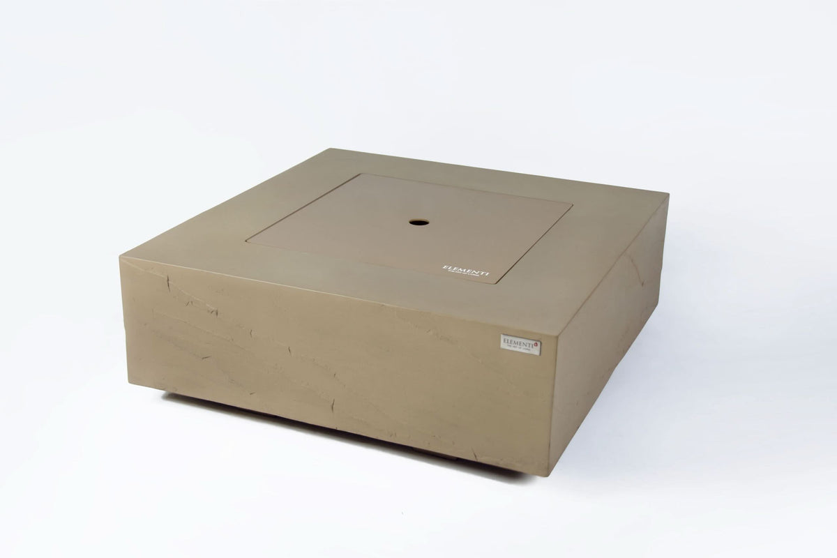 Elementi Plus Uluru Concrete Outdoor Fire Pit Table