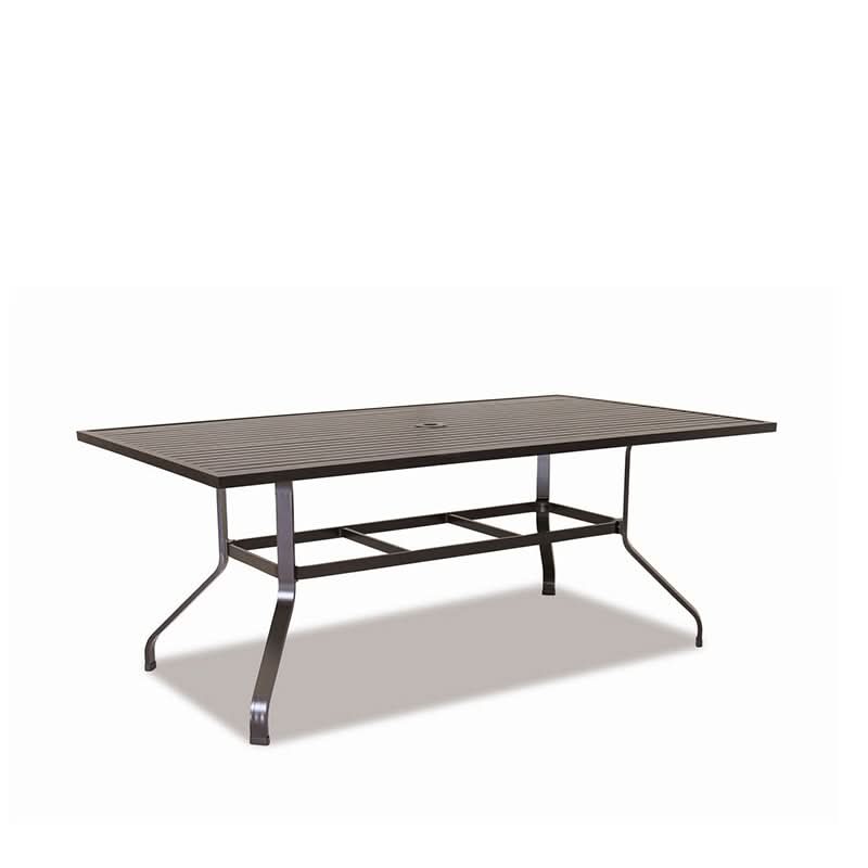 Sunset West La Jolla Aluminum Outdoor Rectangular Dining Table