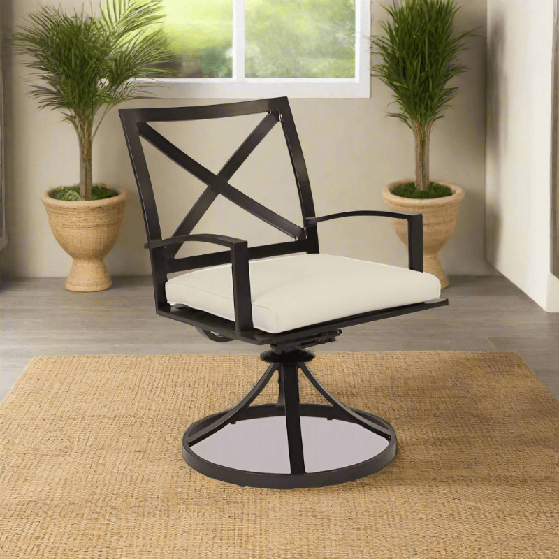 Sunset West La Jolla Aluminum Outdoor Swivel Dining Chair