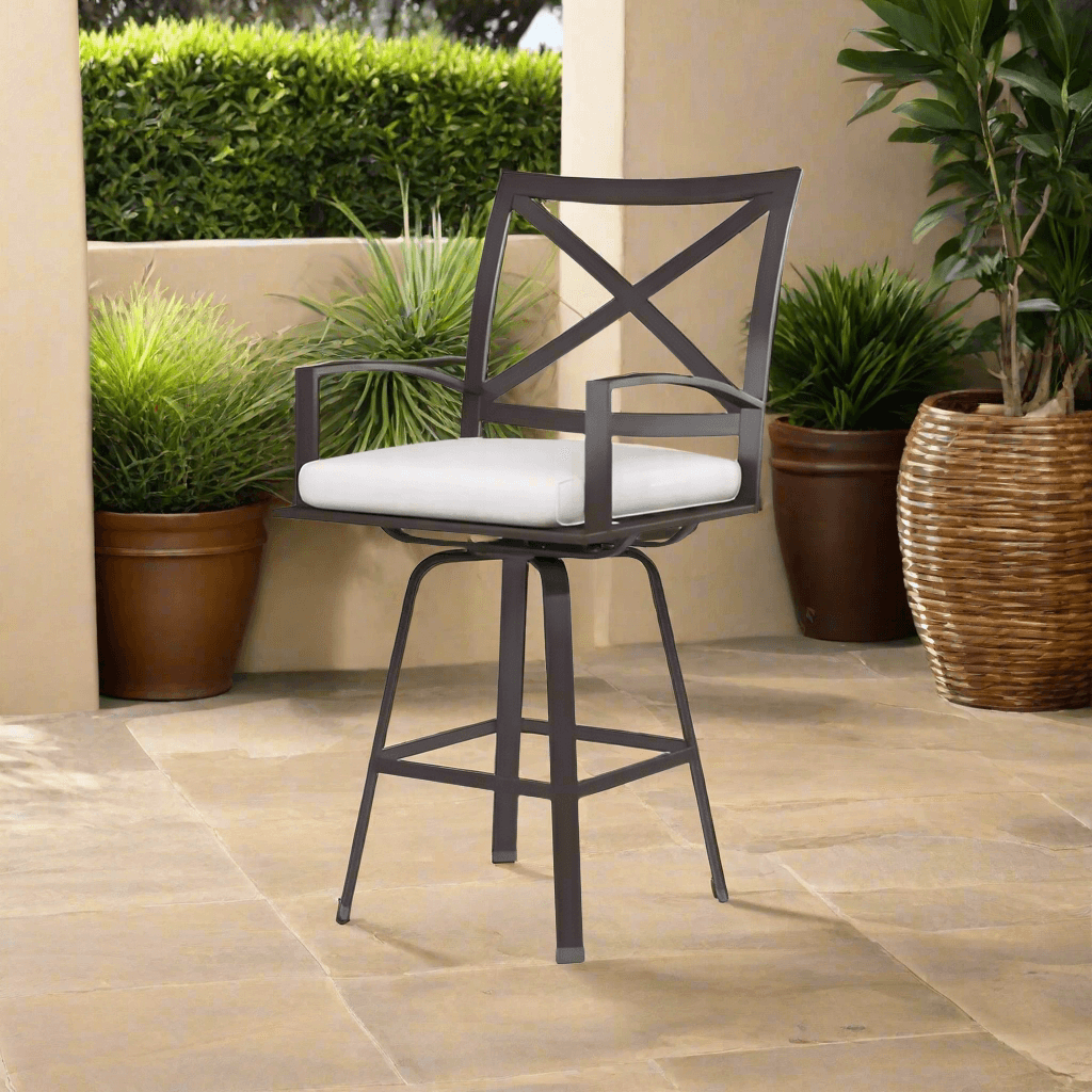 Sunset West La Jolla Aluminum Outdoor Counter Stool