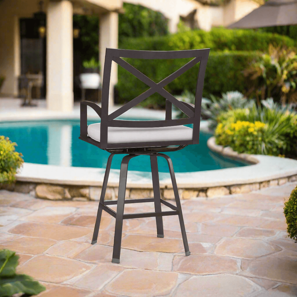 Sunset West La Jolla Aluminum Outdoor Counter Stool