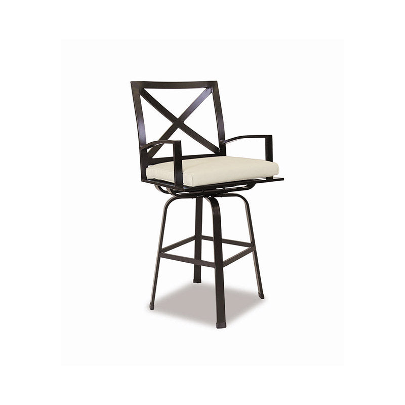 Sunset West La Jolla Aluminum Outdoor Swivel Bar Stool
