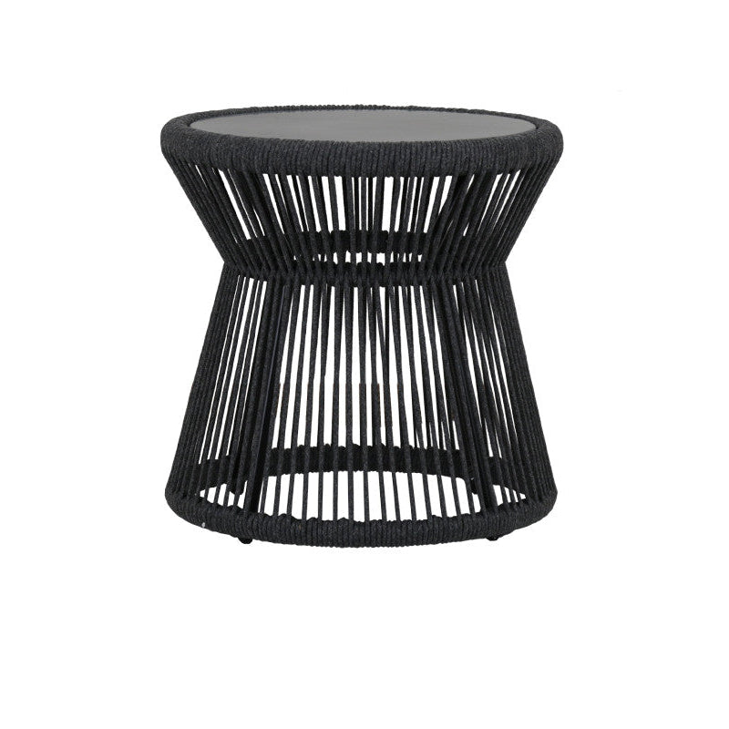 Sunset West Milano Rope and Aluminum Outdoor End Table