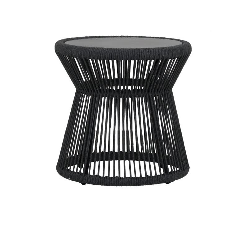 Sunset West Milano Rope and Aluminum Outdoor End Table