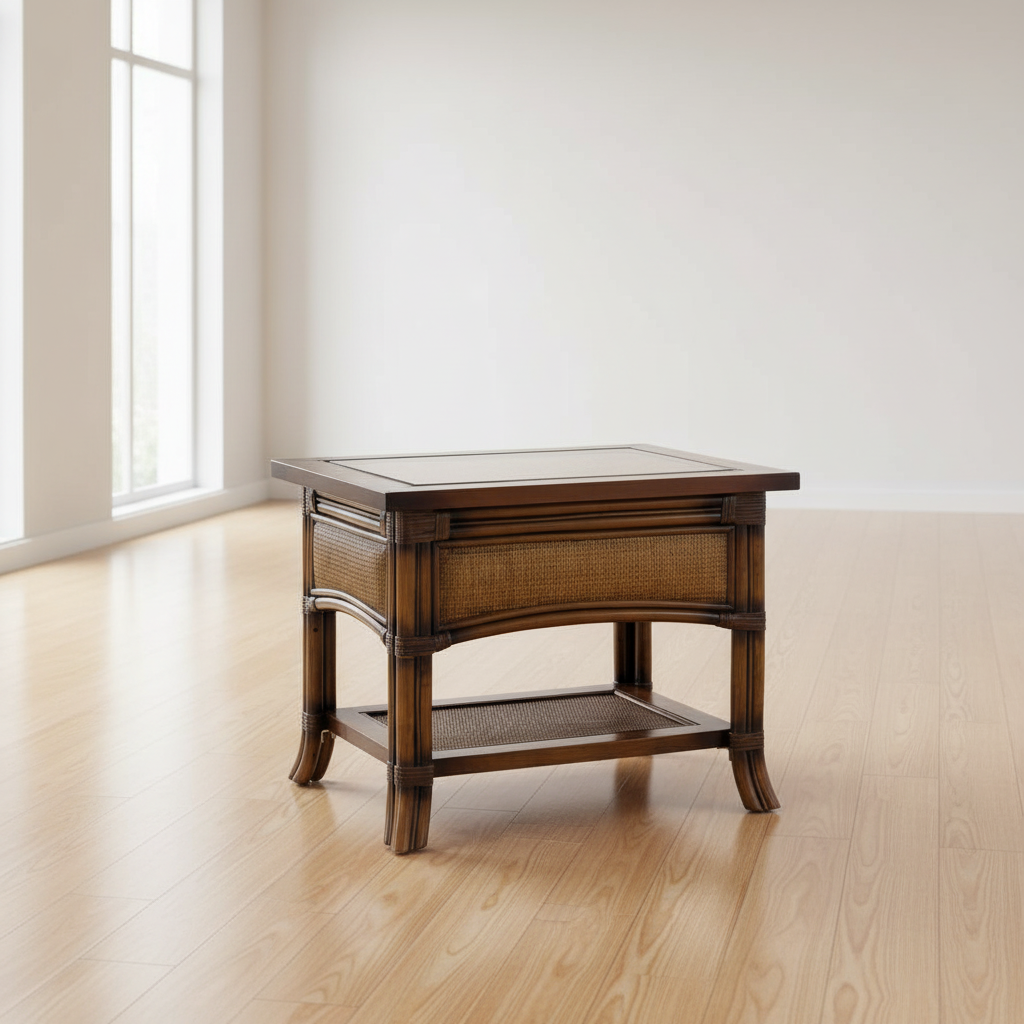 South Sea Rattan Pacifica Rattan Indoor End Table