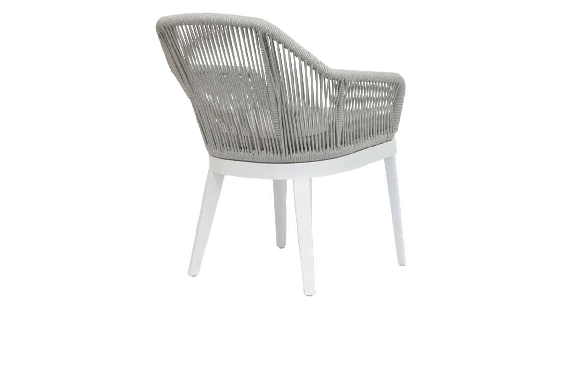 Sunset West Miami Rope Aluminum Outdoor Dining Chair