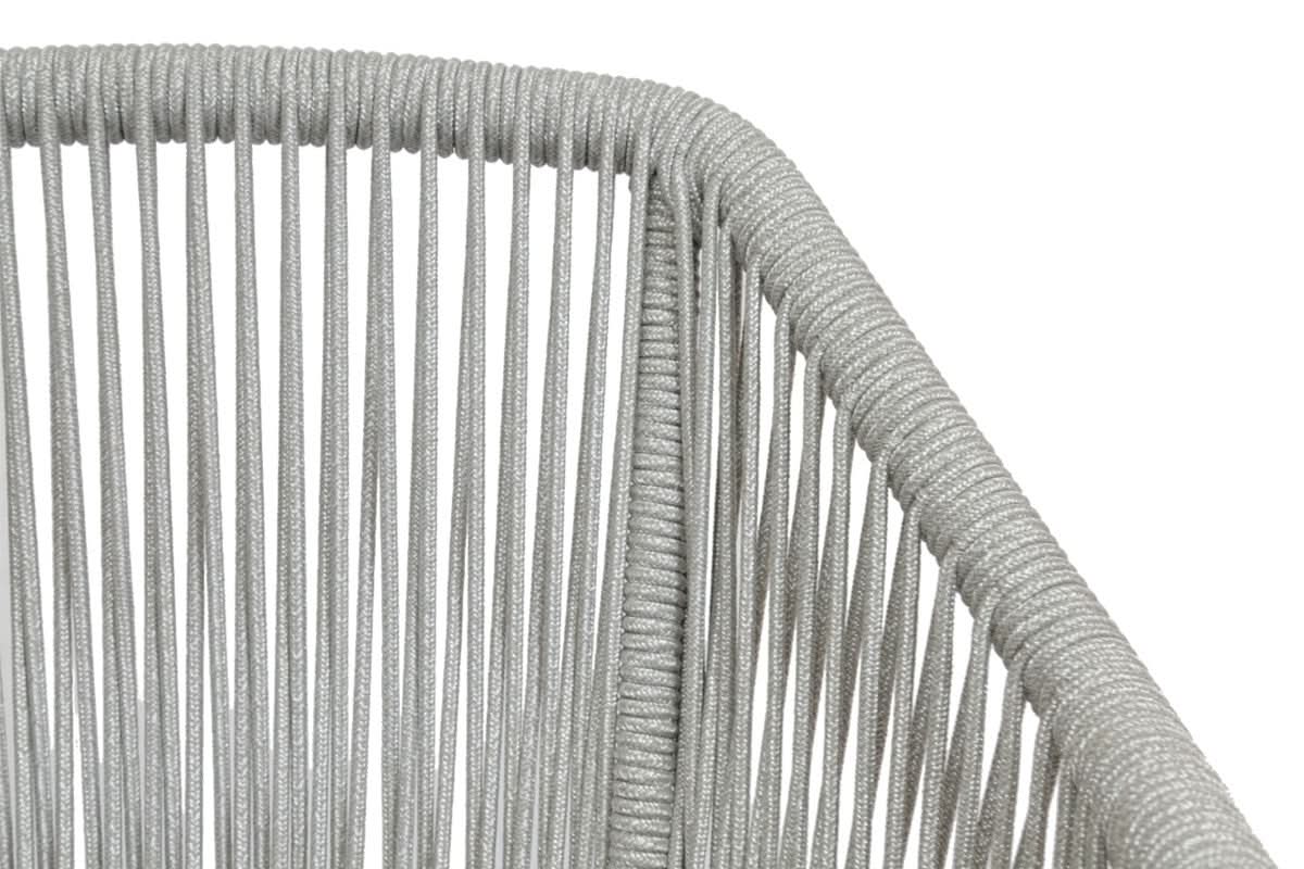 Sunset West Miami Rope Aluminum Outdoor Dining Chair