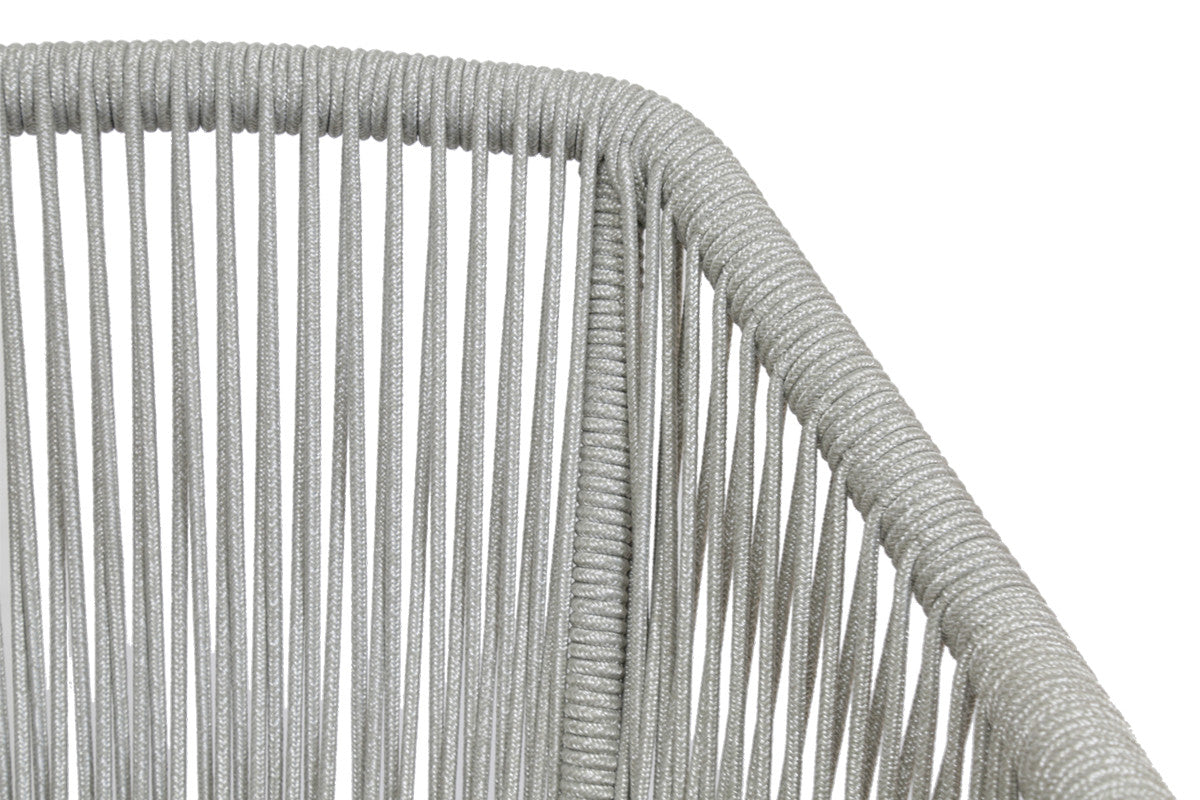 Sunset West Miami Rope Aluminum Outdoor Dining Chair