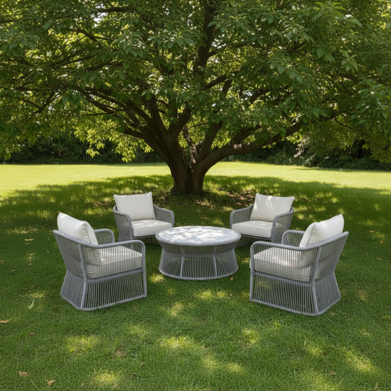 Sunset West Miami Rope Aluminum Coffee Table