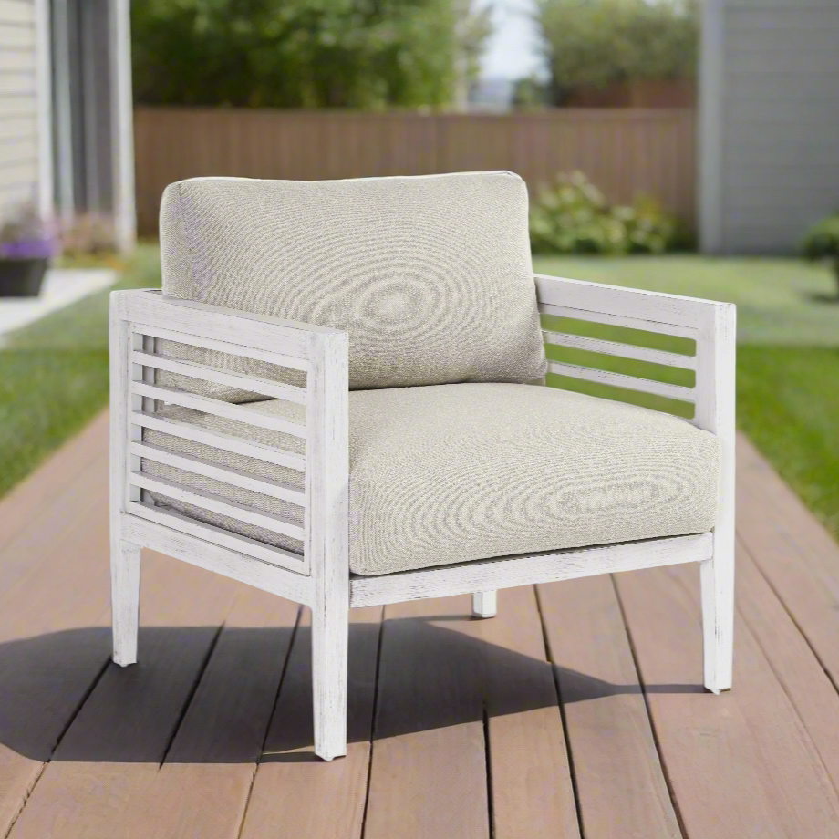 South Sea Rattan Aluminum Outdoor Veda Chair