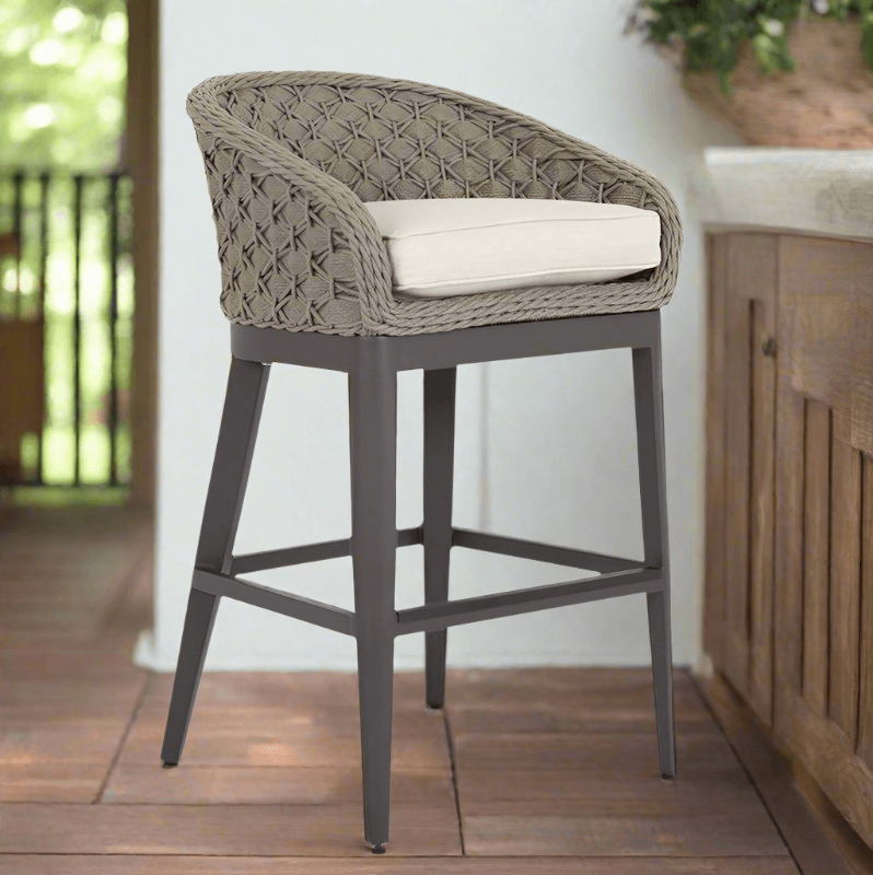 Sunset West Marbella Aluminum Outdoor Bar Stool