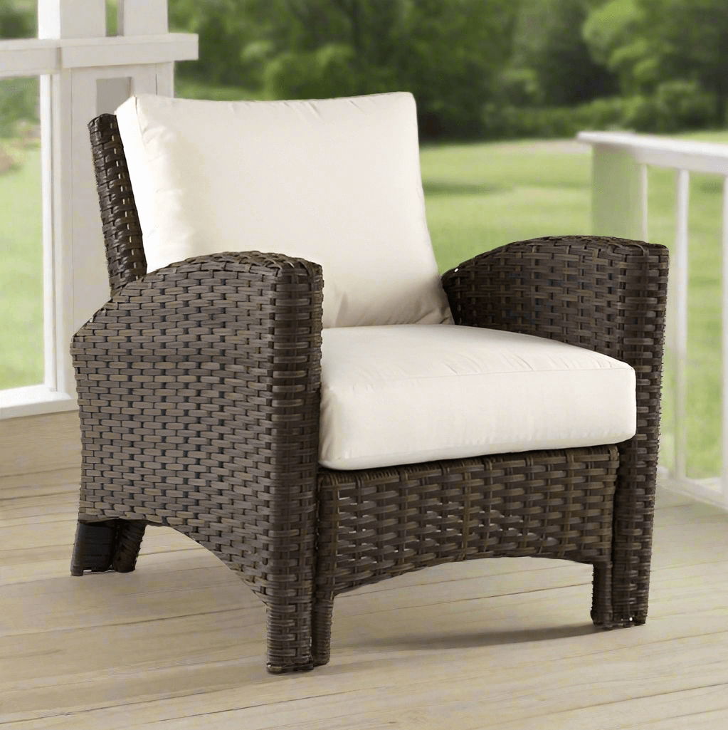 South Sea Rattan Panama Wicker Outdoor Lounge Chair