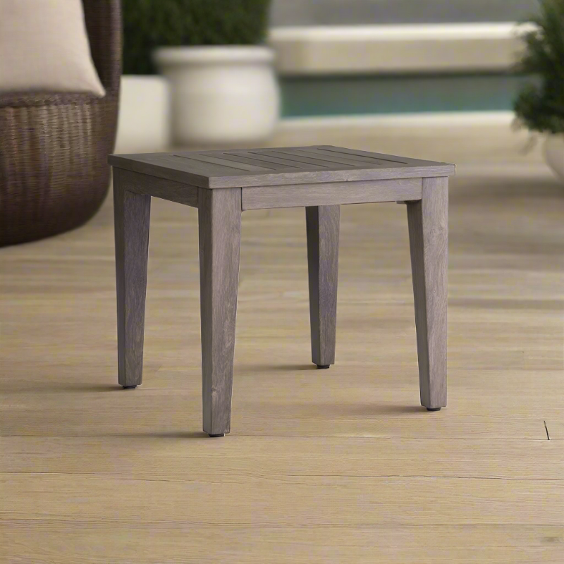 Lloyd Flanders Frontier Aluminum Outdoor 24" End Table