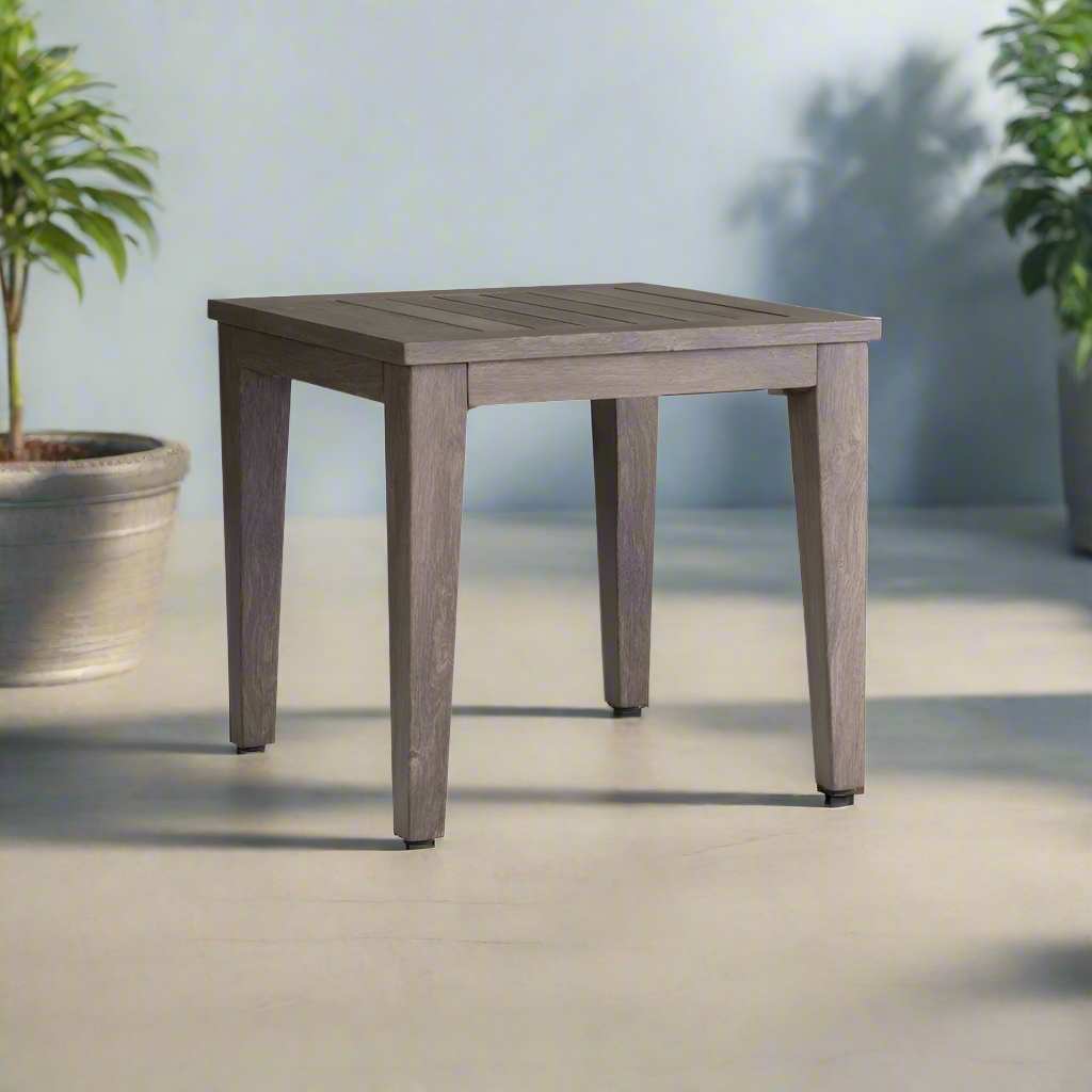 Lloyd Flanders Frontier Aluminum Outdoor 24" End Table
