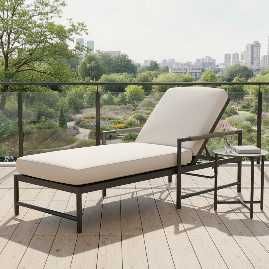 Sunset West Pietra Aluminum Outdoor Chaise