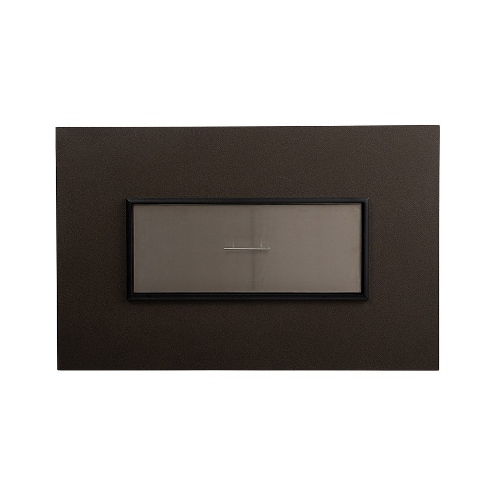 Lloyd Flanders Frontier Aluminum Outdoor 50" Rectangle Fire Table