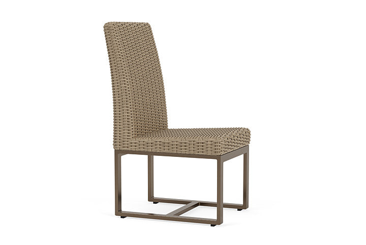 Lloyd Flanders Milan Woven Vinyl Armless Dining Chair