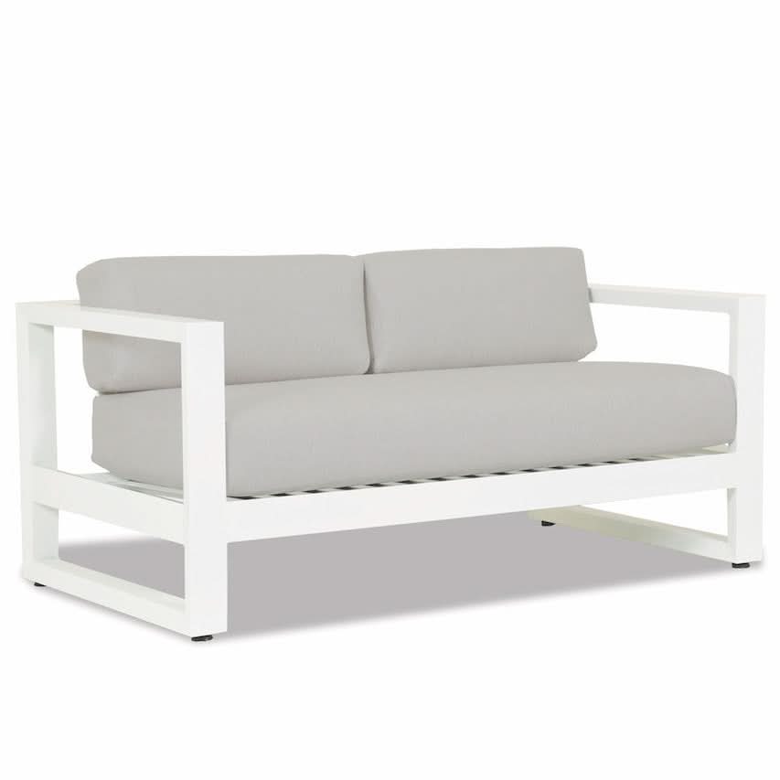 Sunset West Newport Aluminum Outdoor Loveseat