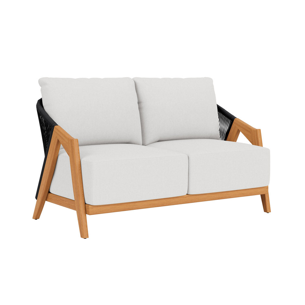 Lloyd Flanders Alpine Teak Outdoor Loveseat