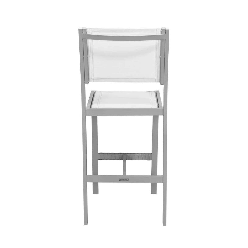 DecoScape Fusion Aluminum Sling Outdoor Bar Side Chair