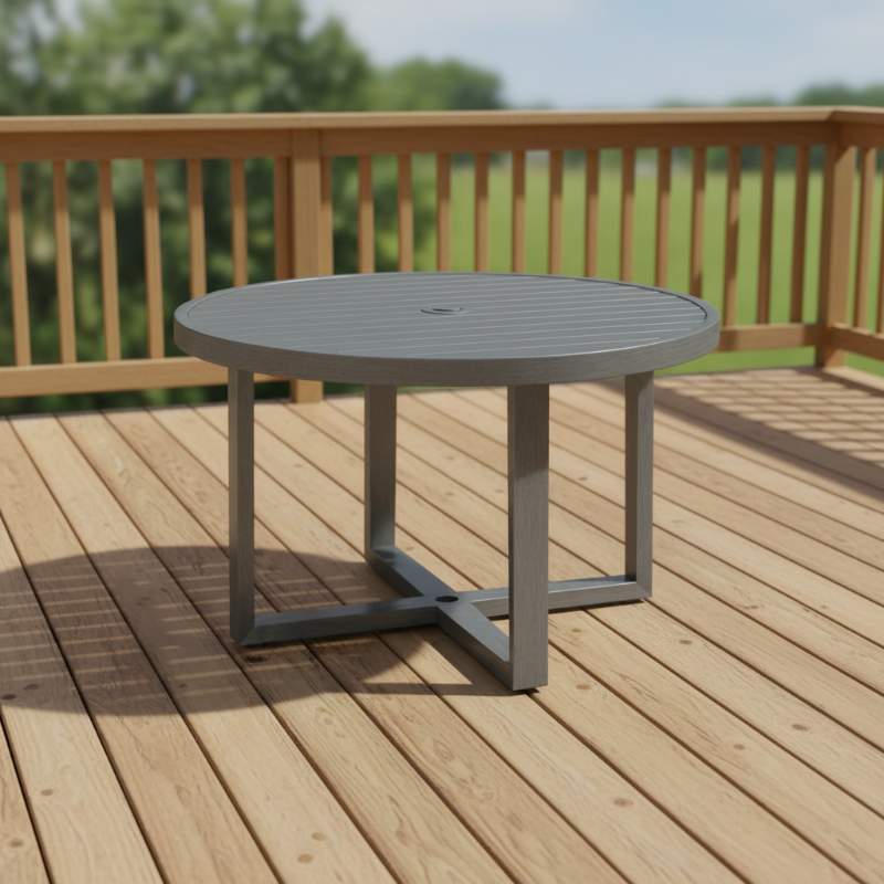 Sunset West Redondo Aluminum Outdoor 50" Round Dining Table