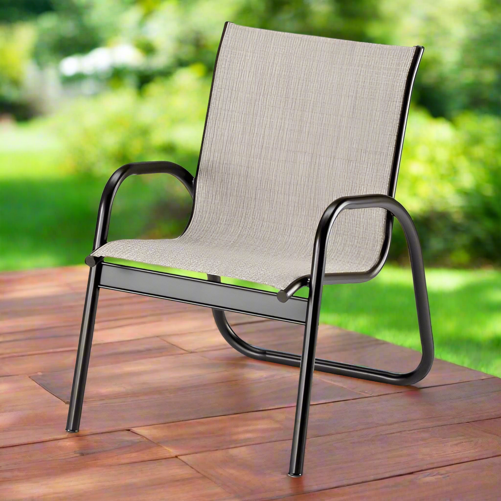Telescope Casual Gardenella Sling Stacking Arm Chair