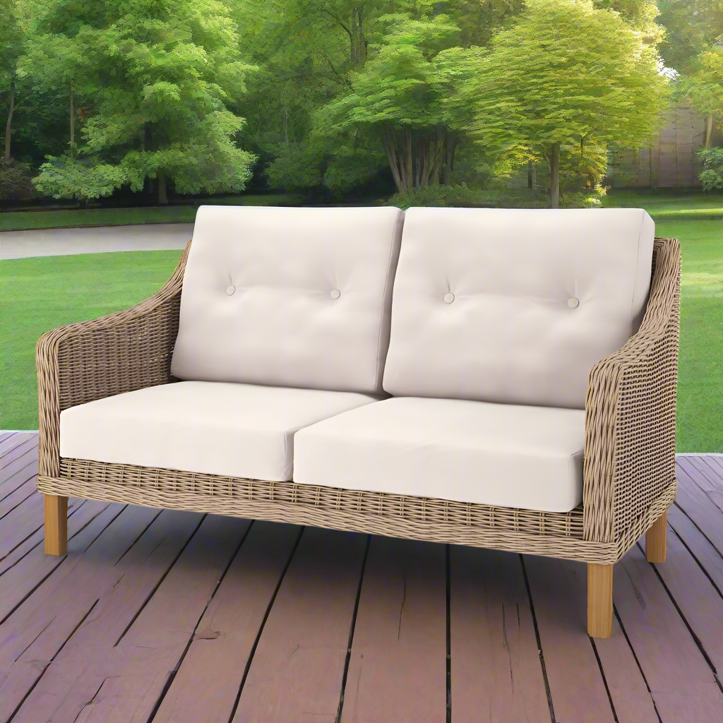 NorthCape International 6510 Wicker Outdoor Loveseat