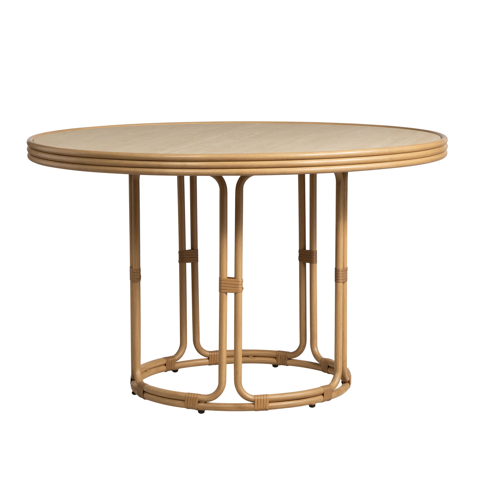 Lloyd Flanders Riviera Aluminum Outdoor 48" Round Dining Table