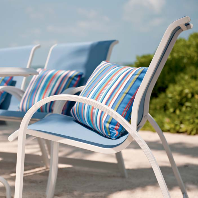 Telescope Casual Aruba II Sling Stacking Arm Chair
