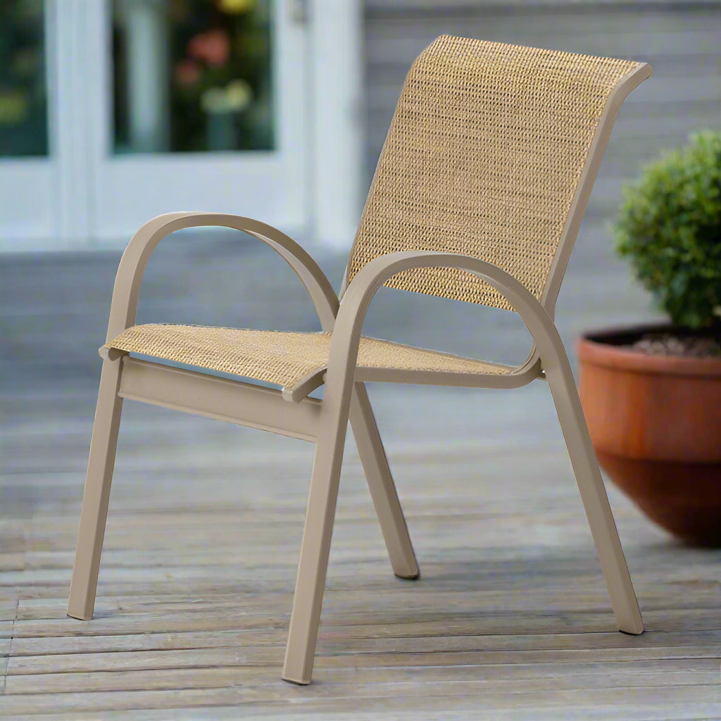 Telescope Casual Aruba II Sling Dining Height Stacking Cafe Chair
