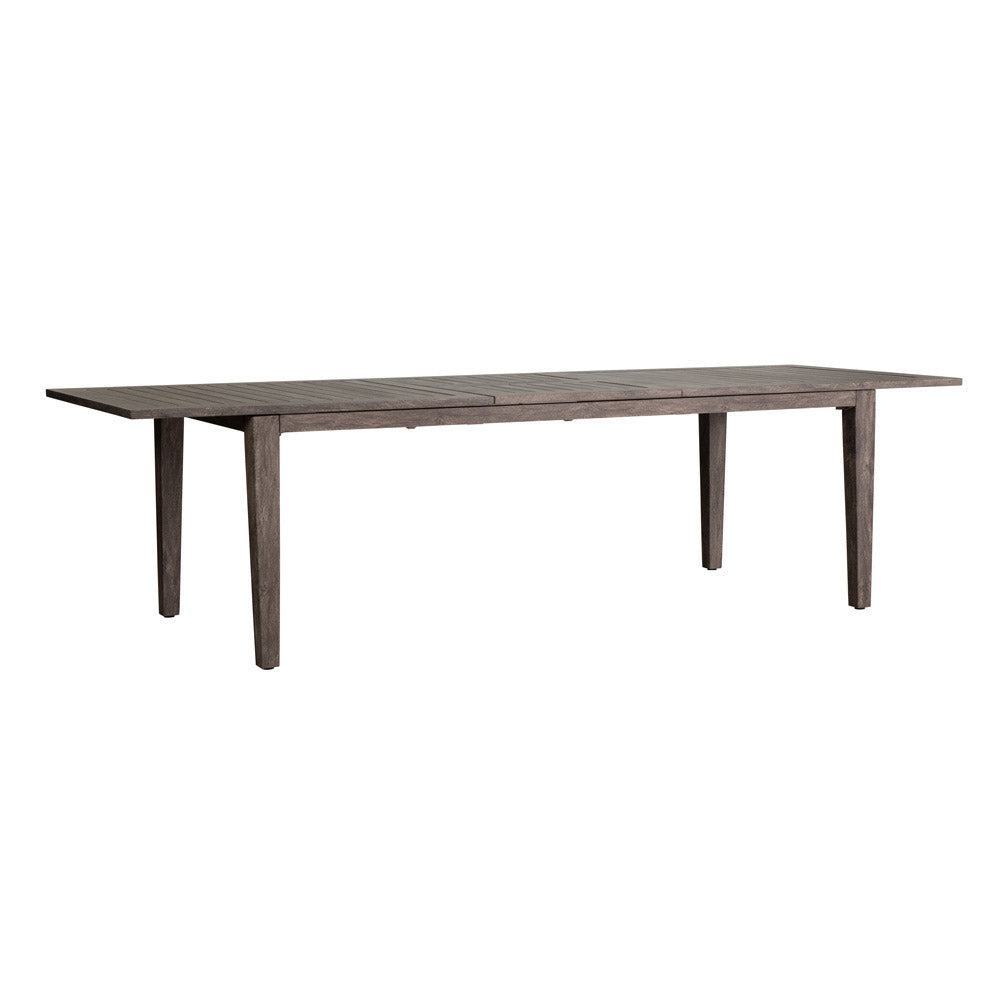 Lloyd Flanders Frontier Aluminum Outdoor 86"-110" Rectangle Butterfly Umbrella Dining Table