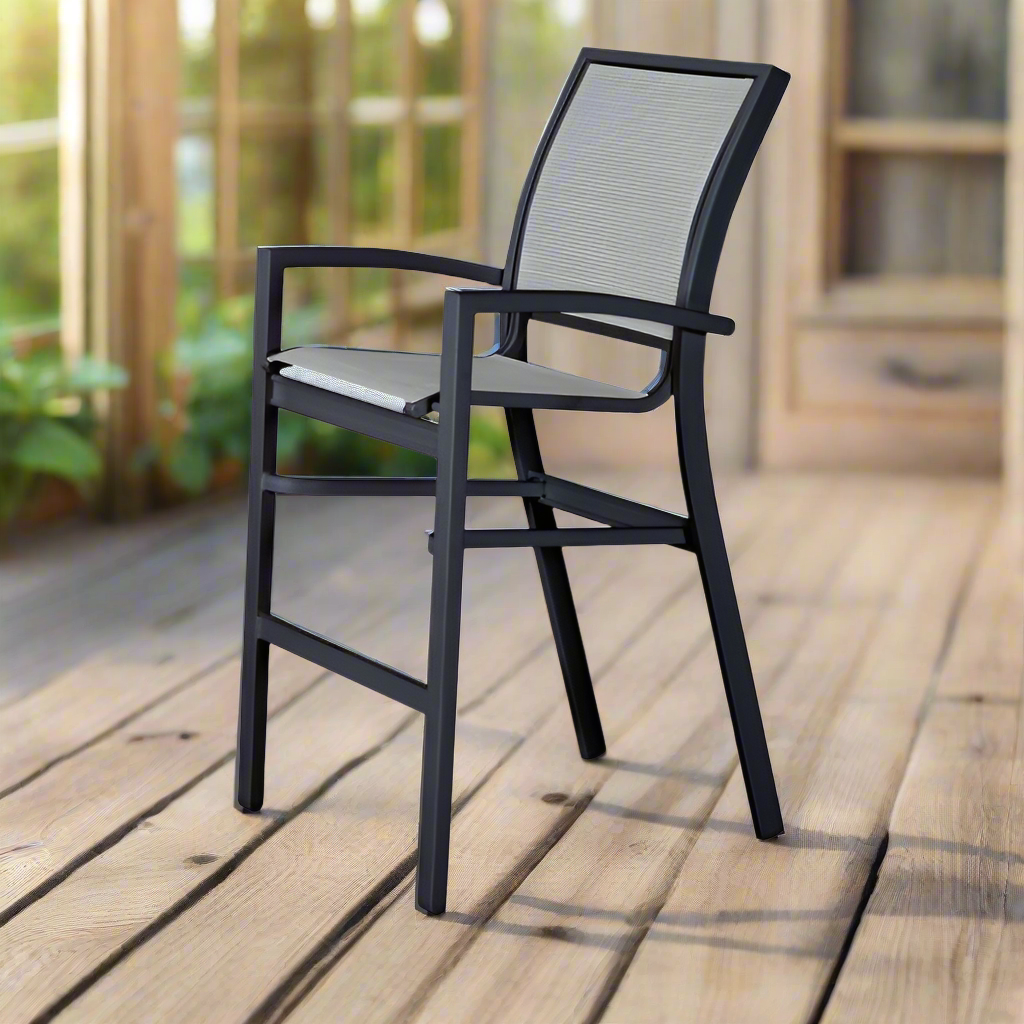 Telescope Casual Kendall Sling Stacking Bar Height Cafe Chair