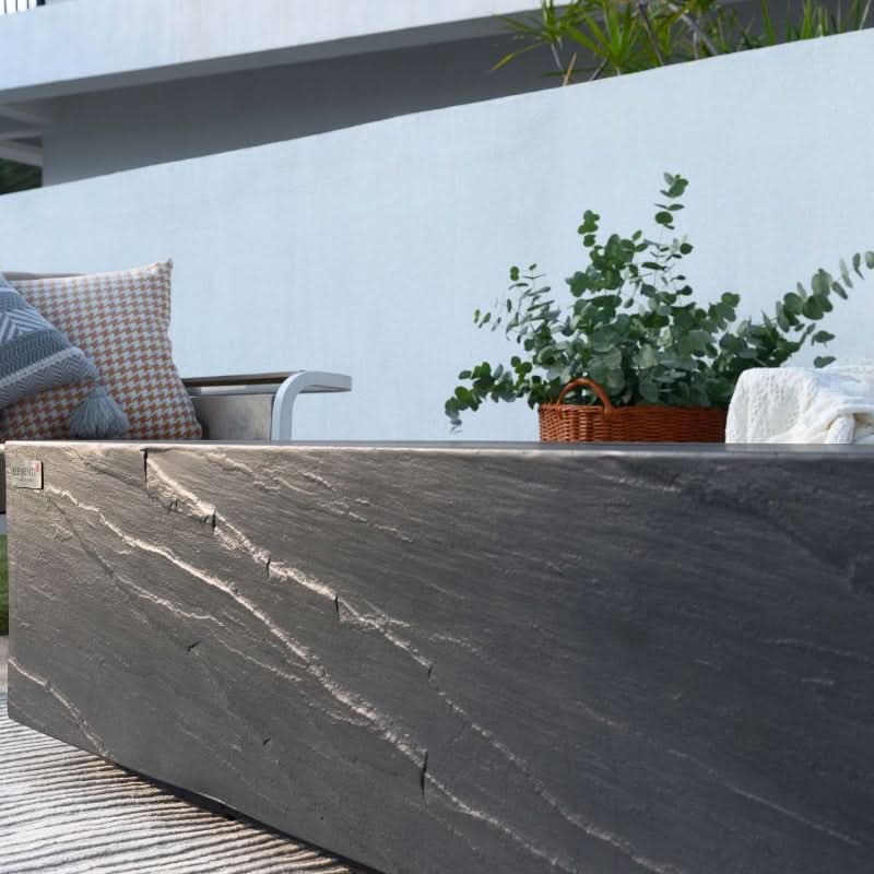 Elementi Plus Cape Town Glass Fiber Reinforced Concrete Outdoor Fire Pit Table