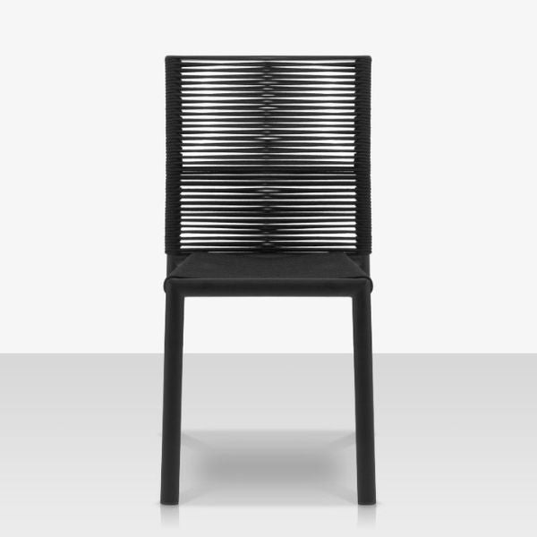 DecoScape Avalon Aluminum Rope Dining Side Chair