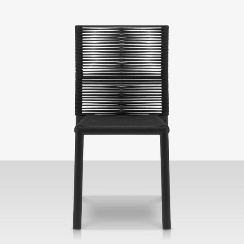 DecoScape Avalon Aluminum Rope Outdoor Dining Side Chair