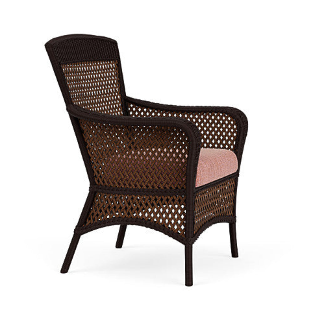 Lloyd Flanders Grand Traverse Wicker Outdoor Dining Arm Chair