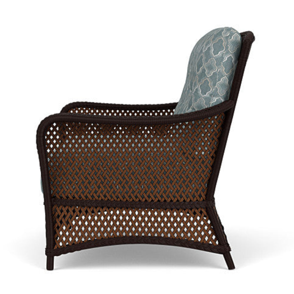 Lloyd Flanders Grand Traverse Wicker Outdoor Chair And A Half