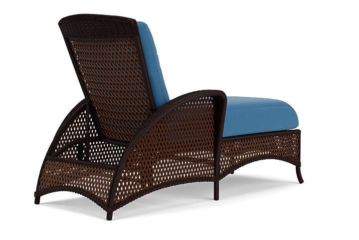 Lloyd Flanders Grand Traverse Wicker Outdoor Adjustable Chaise Lounge