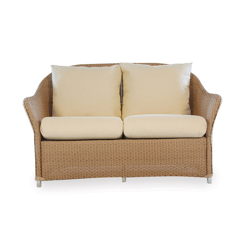 Lloyd Flanders Weekend Retreat Wicker Outdoor Loveseat